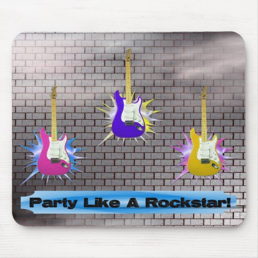 Rockstar Brick Wall Muismat (Voorkant)