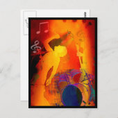 Rockstar Briefkaart (Voorkant / Achterkant)