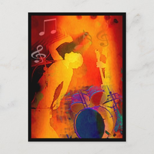 Rockstar Briefkaart (Voorkant)