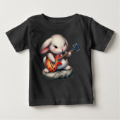 Rockstar Bunny Baby T-shirt (Voorkant)