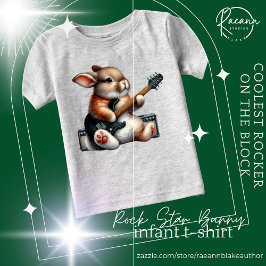 Rockstar Bunny Baby T-shirt