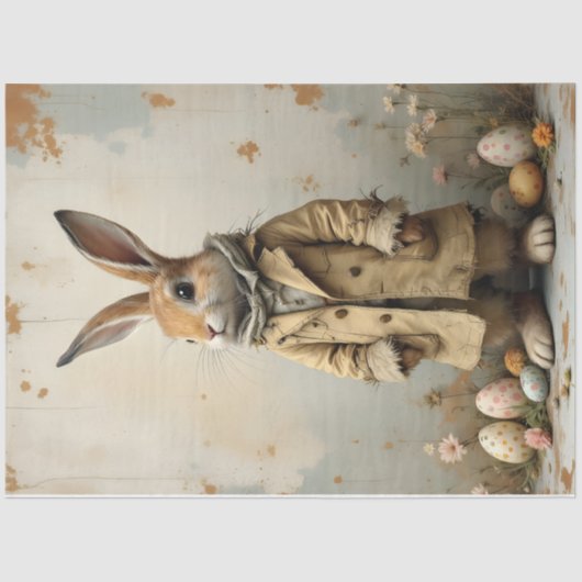 Rockstar Bunny in Tissue Paper Tissuepapier (Voorkant)