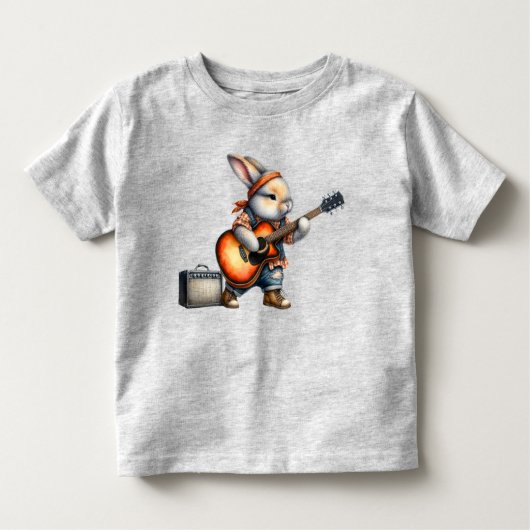 Rockstar Bunny Toddler T-shirt (Voorkant)