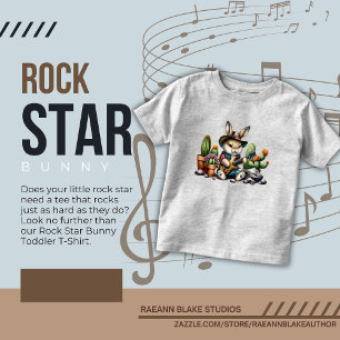 Rockstar Bunny Toddler T-shirt