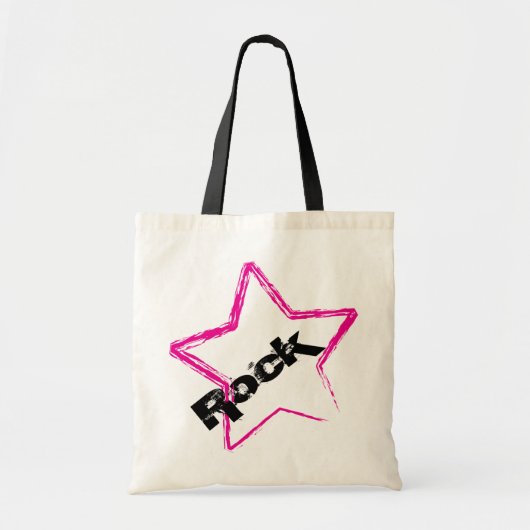 Rockstar Canvas tas (Voorkant)