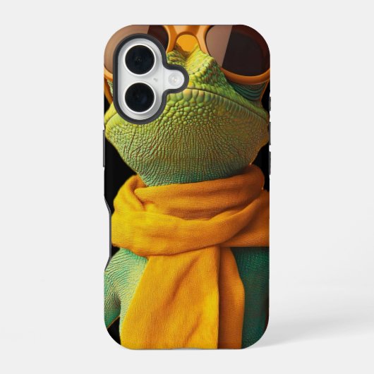 Rockstar Chameleon iPhone 16 Hoesje (Achterkant)