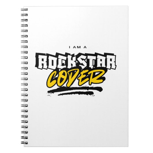 rockstar codeurdagboek notitieboek (Voorkant)