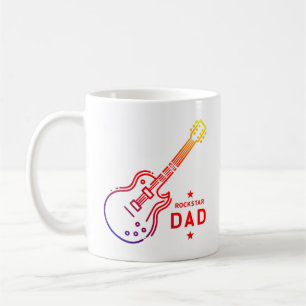 Rockstar Dad Guitar Koffiemok