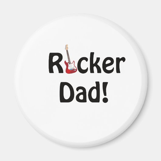 Rockstar Dad Magneet (Voorkant)