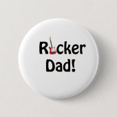 Rockstar Dad Ronde Button 5,7 Cm (Voorkant)