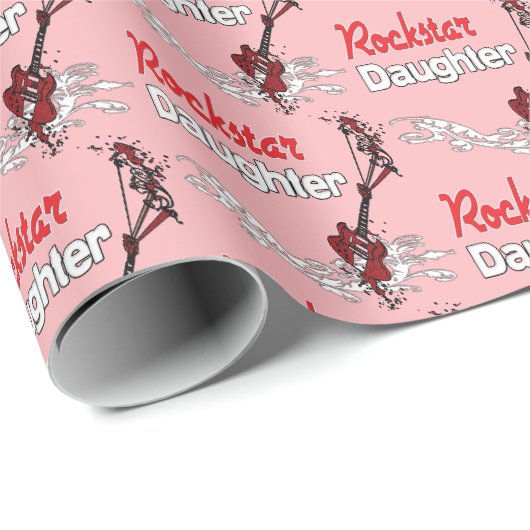 Rockstar Daughter Cadeaupapier (Rol Hoek)