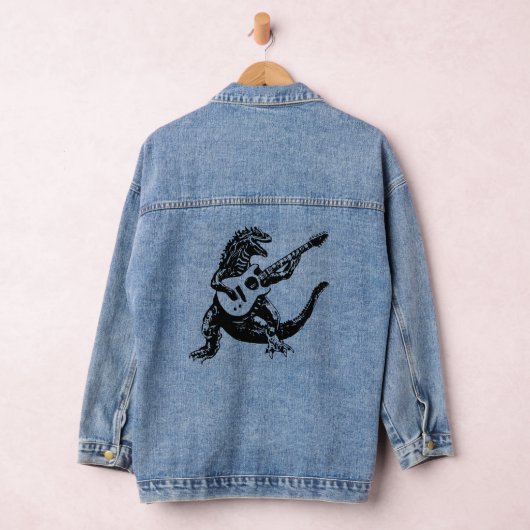 Rockstar dinosaurus draak denim jacket (Hangar)