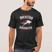 Rockstar Divemaster Scuba Diving Instructor 1 T-shirt (Voorkant)