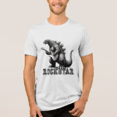 Rockstar-drakendinosaurus Tri-Blend Shirt (Voorkant)