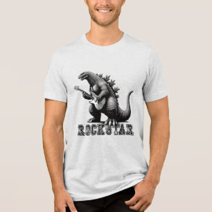 Rockstar-drakendinosaurus Tri-Blend Shirt