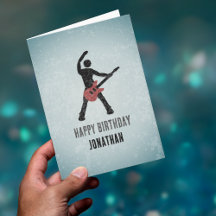 Rockstar & elektrischegitaar - glanzende jongens