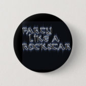 rockstar fan ronde button 5,7 cm (Voorkant)