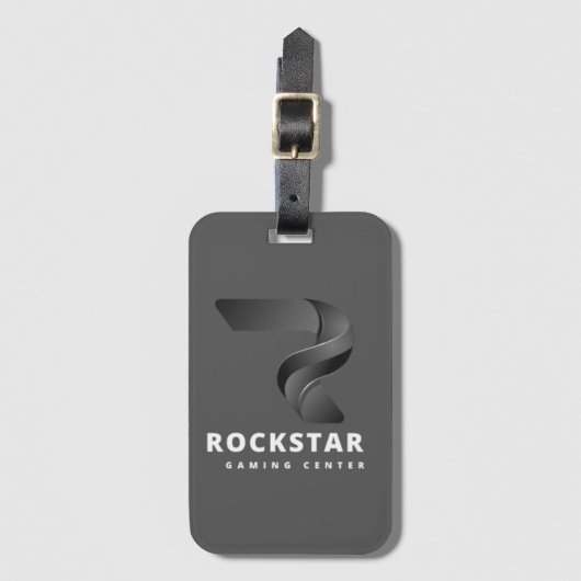 Rockstar-geïnspireerde gaming Bagagelabel – Retro (Voorkant (verticaal))