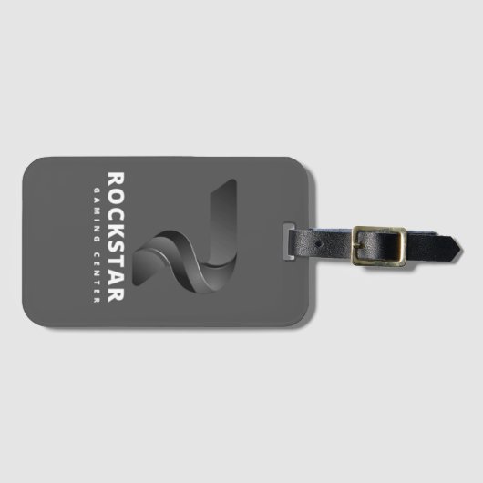 Rockstar-geïnspireerde gaming Bagagelabel – Retro  (Voorkant (horizontaal))