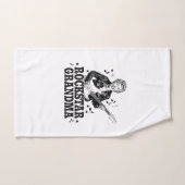 Rockstar Grandma – Fun en Retro Music Design Handdoek (Handdoek)