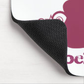 Rockstar Guitar Mousepad, Fuchsia Muismat (Hoek)