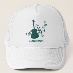 Rockstar Guitar Pet, donker Blauwgroen Trucker Pet