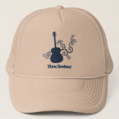 Rockstar Guitar Pet, Royal Blue Trucker Pet (Voorkant)
