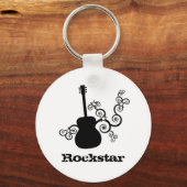 Rockstar Guitar Sleutelhanger (Voorkant)