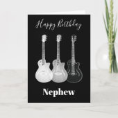 Rockstar Guitars Monochromatische Nephew Kaart (Voorkant)