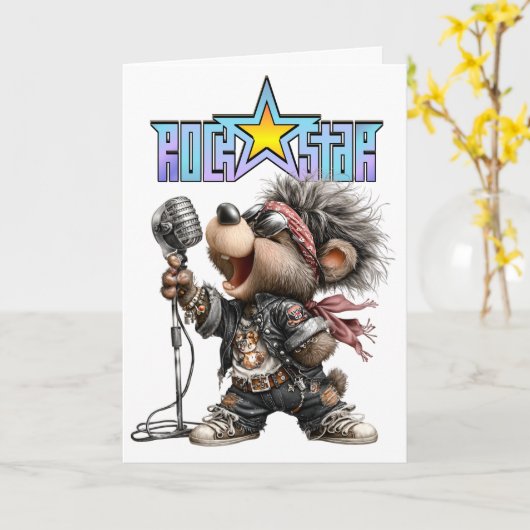 ROCKSTAR Kaart (Gele Bloem)
