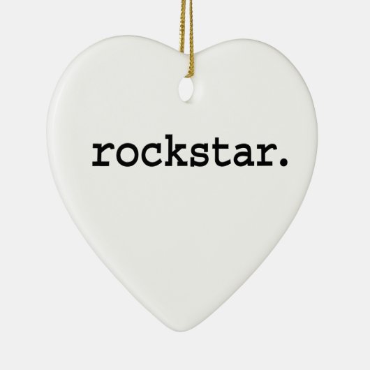 Rockstar. Keramisch Ornament (Rechts)