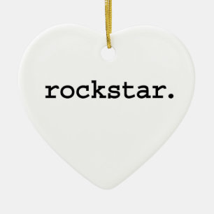 Rockstar. Keramisch Ornament