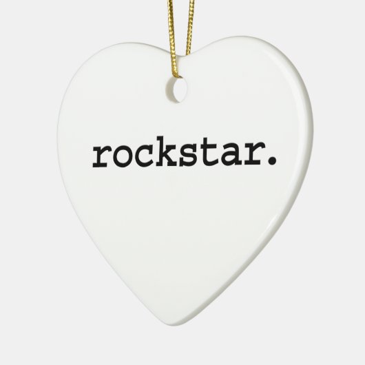 Rockstar. Keramisch Ornament (Links)