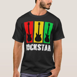Rockstar Kids T-shirt Vintage Gitaar