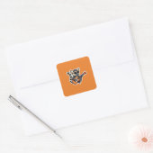 Rockstar Lemur met zonnebril uitgestanste sticker (Envelop)