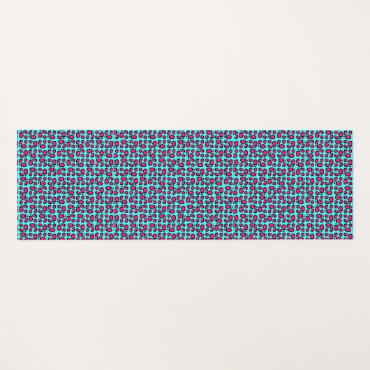 Rockstar Leopard Yogamat (Achterkant (horizontaal))