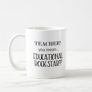 Rockstar-leraar-cadeauMok voor het onderwijs Koffiemok