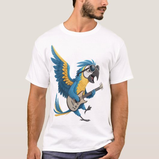 ROCKSTAR MACAW T-SHIRT (Voorkant)