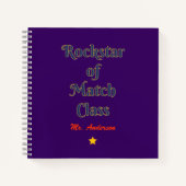 Rockstar of match class notitieboek (Voorkant)