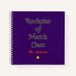 Rockstar of match class notitieboek