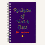 Rockstar of match class notitieboek (Voorkant)