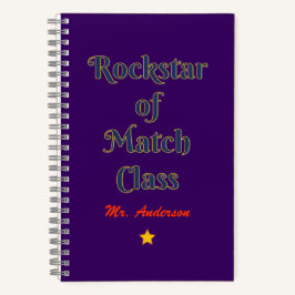Rockstar of match class notitieboek