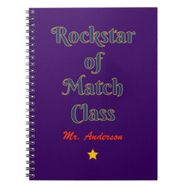 Rockstar of match class notitieboek