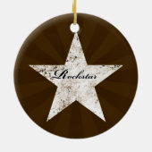 Rockstar Ornament (grijze texturen - licht) (Achterkant)