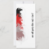 RockStar Party Invite Kaart (Achterkant)