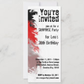 RockStar Party Invite Kaart (Voorkant)
