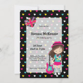 Rockstar party kaart (Voorkant)