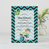 Rockstar party kaart (Staand voorkant)