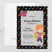 Rockstar party kaart (Voorkant / Achterkant)