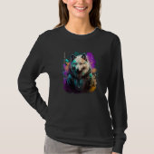 Rockstar portrait Samoyed T-shirt (Voorkant)